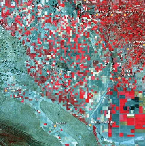 2009 irrigated acreage, Westlands